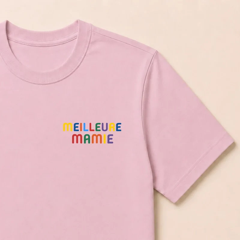 T-shirt personnalisé mamie - Meilleure mamie
