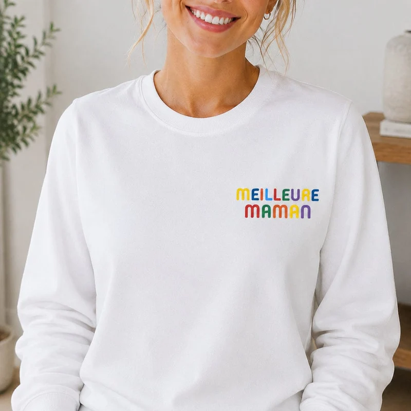 Pull personnalisé maman - Meilleure maman