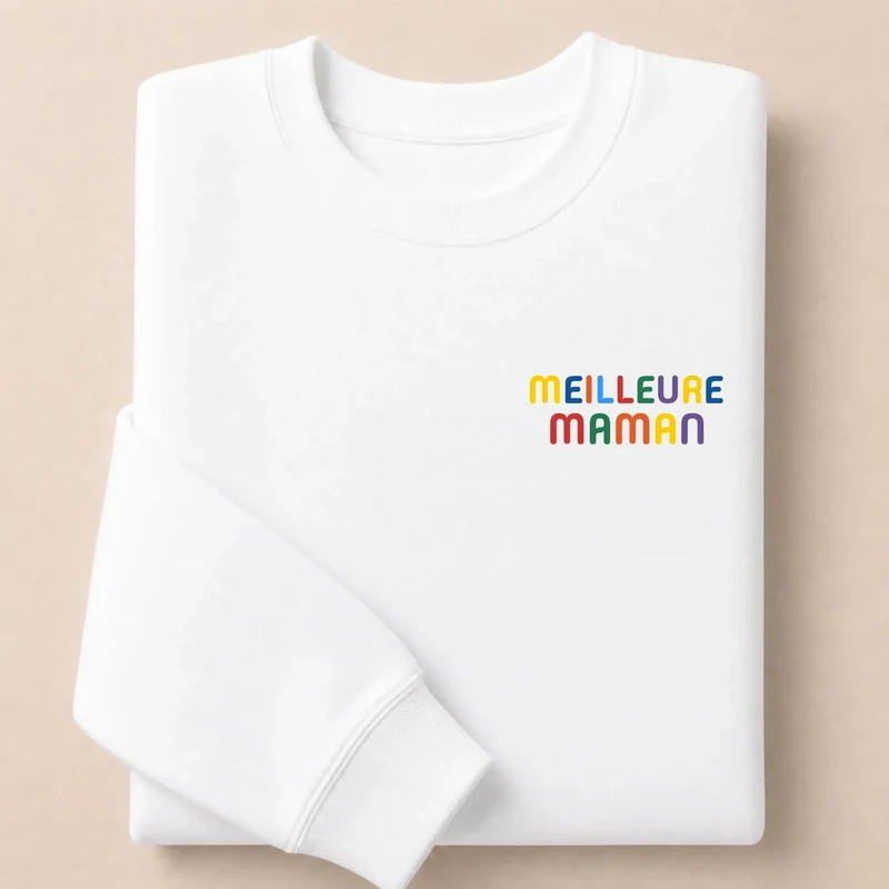 Pull personnalisé maman - Meilleure maman