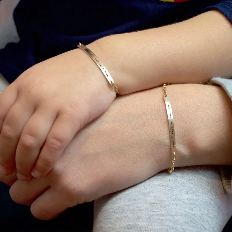 Sister Morse Code Bracelet