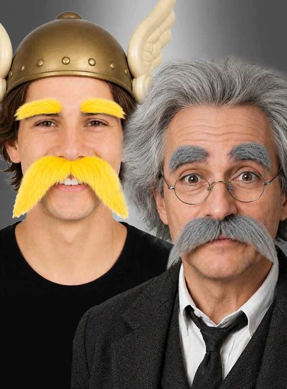 Schnurrbart & Augenbrauen Set