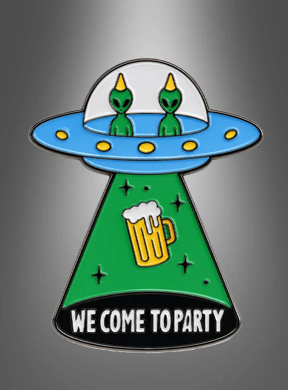 Alien Pins Anstecker Weltall