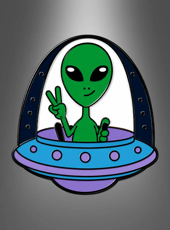 Alien Pins Anstecker Weltall
