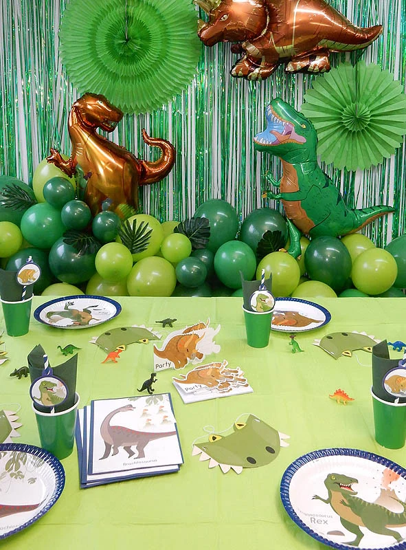 Dino Party Deko Kindergeburtstag Set 81-teilig