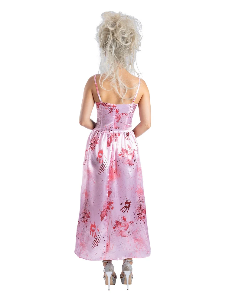 Rosa Zombie Prinzessin Kostüm für Damen