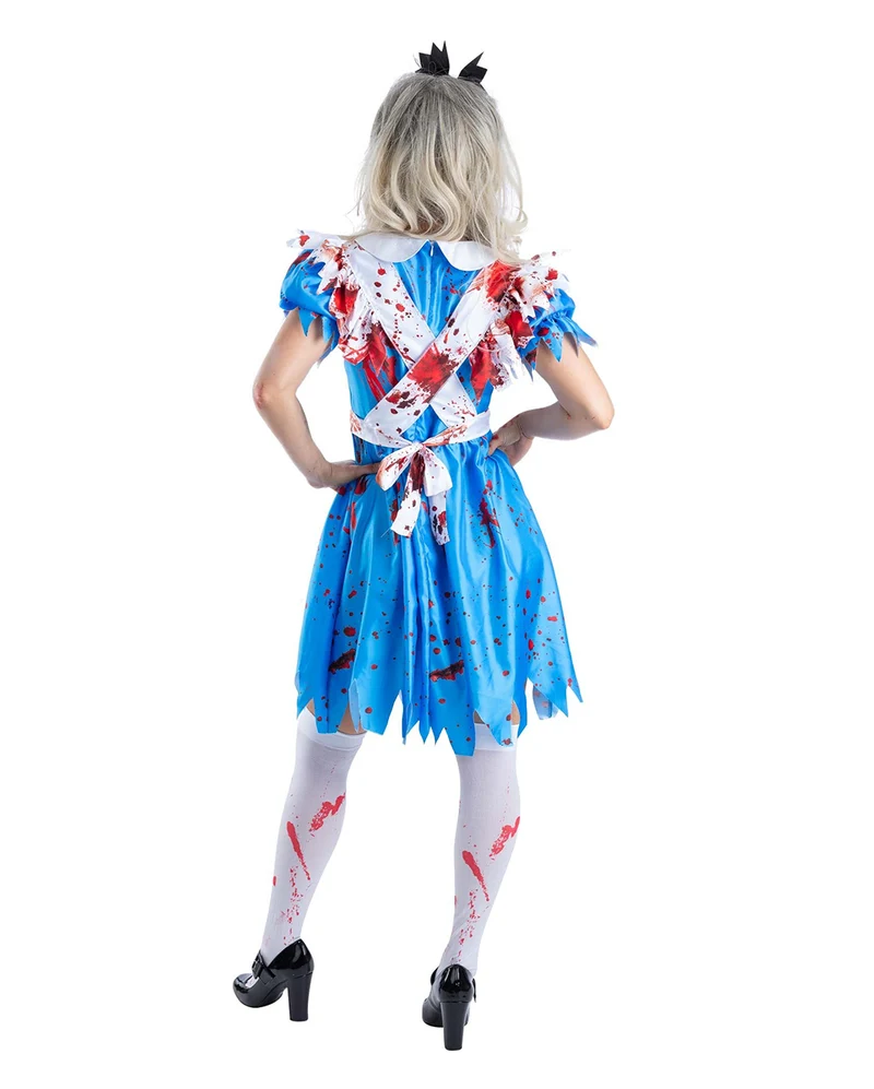 Zombie Wunderland Kostüm für Damen