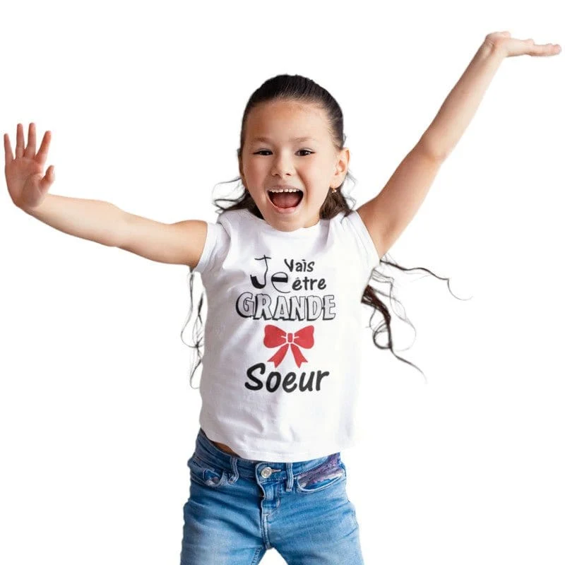 T-Shirt Ich werde große Schwester sein