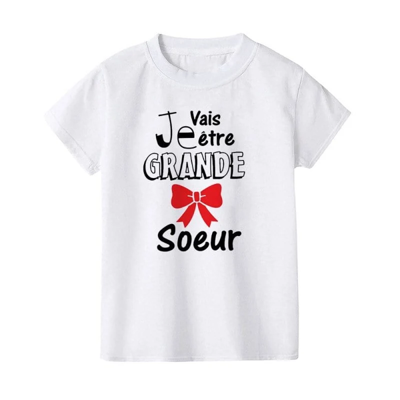 T-Shirt Ich werde große Schwester sein