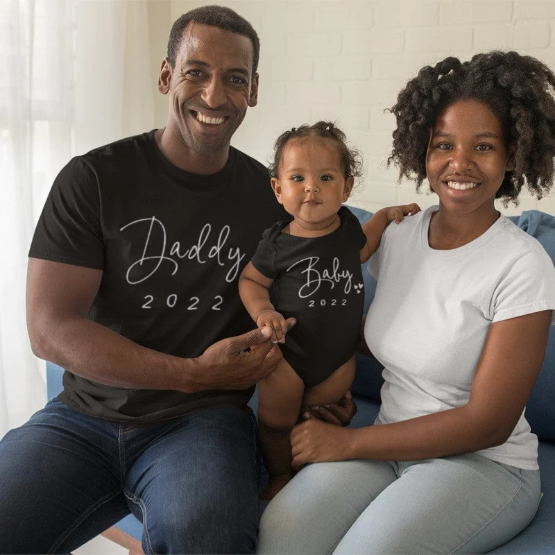 T-Shirt Papa & Baby Passend