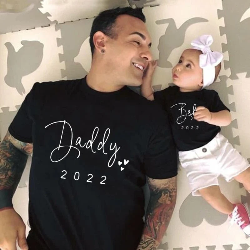 T-Shirt Papa & Baby Passend