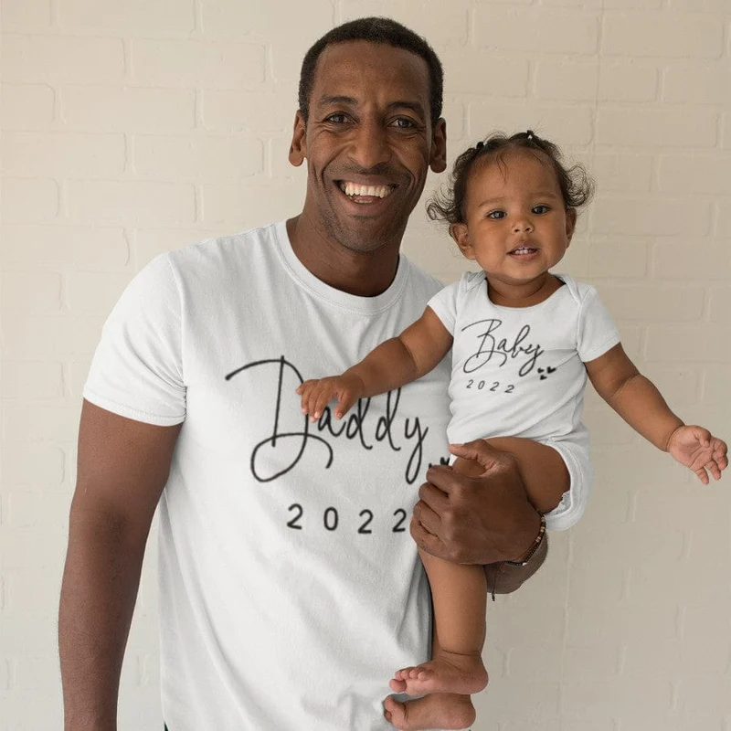 T-Shirt Papa & Baby Passend