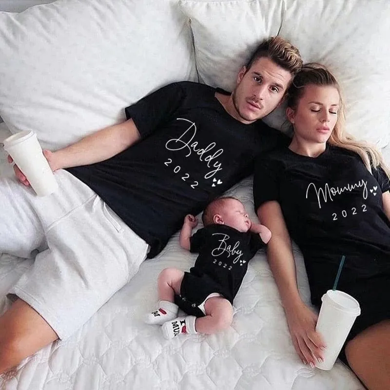T-Shirt Papa & Baby Passend