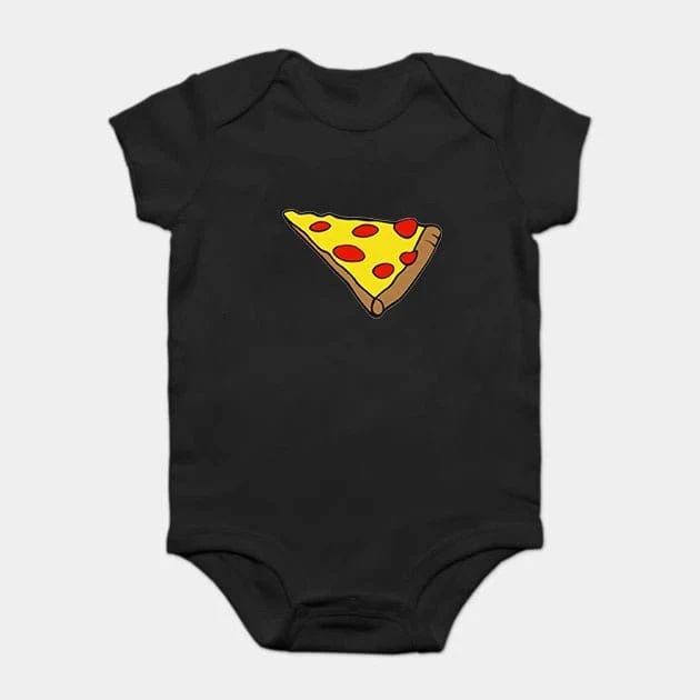 Vater-Sohn-T-Shirt Pizza