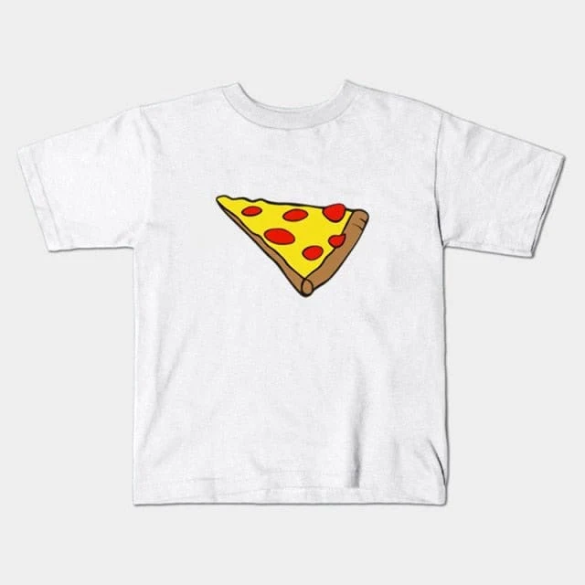 Vater-Sohn-T-Shirt Pizza