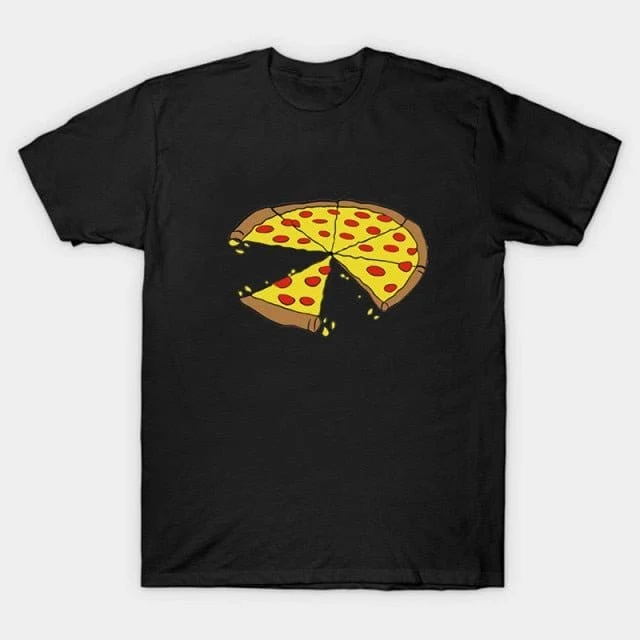 Vater-Sohn-T-Shirt Pizza
