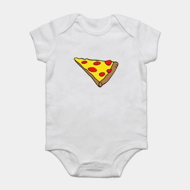 Vater-Sohn-T-Shirt Pizza