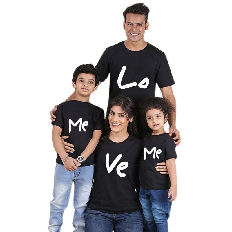 T-Shirt Familie Passend Love