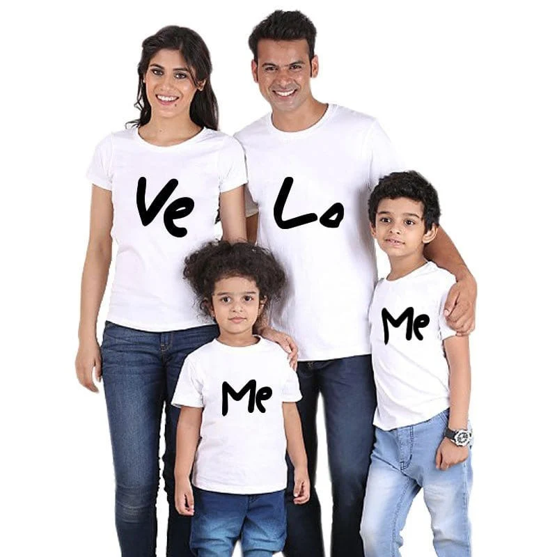 T-Shirt Familie Passend Love