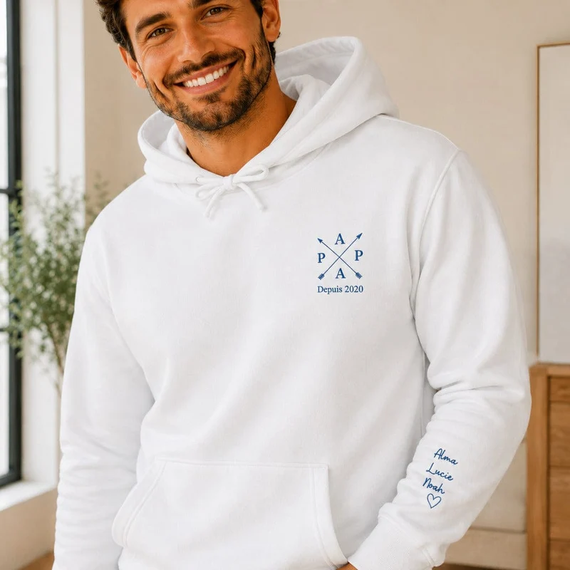 Pull personnalisé papa - Papa depuis