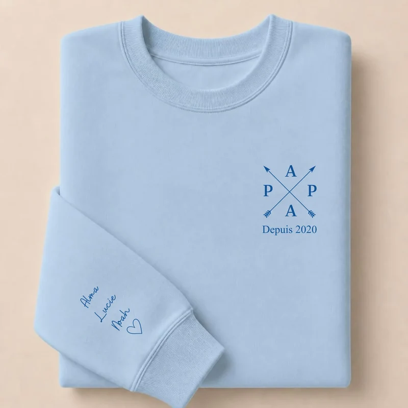 Pull personnalisé papa - Papa depuis