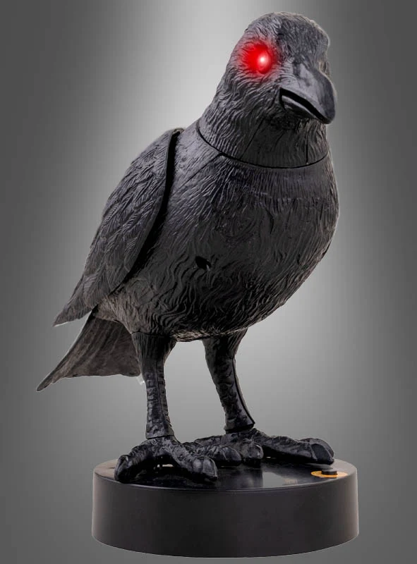Rabe 24cm Nevermore animiert mit LED