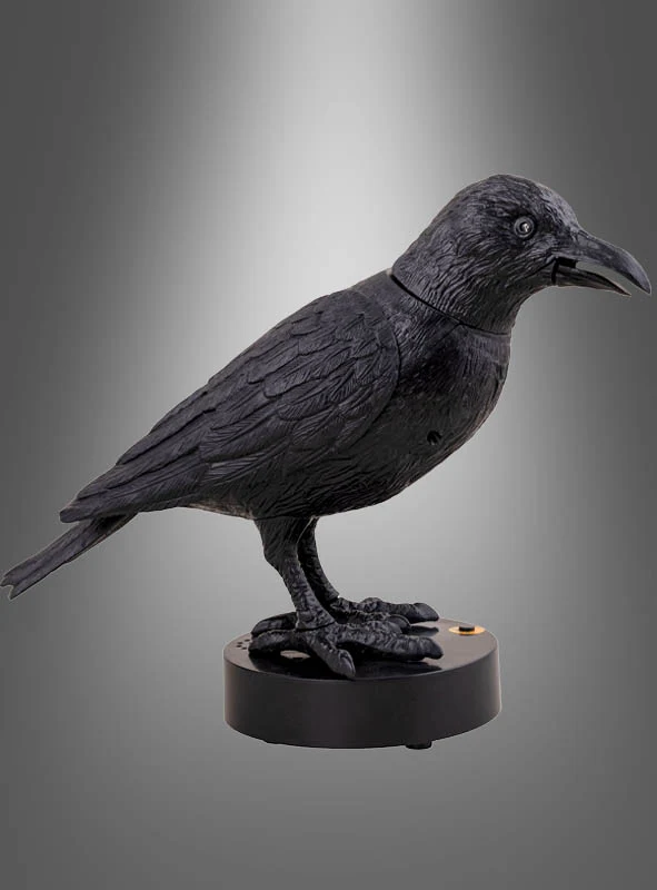 Rabe 24cm Nevermore animiert mit LED