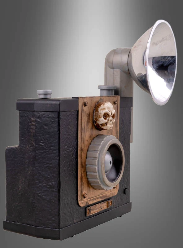 Geister Fotoapparat 24cm mit Licht animiert