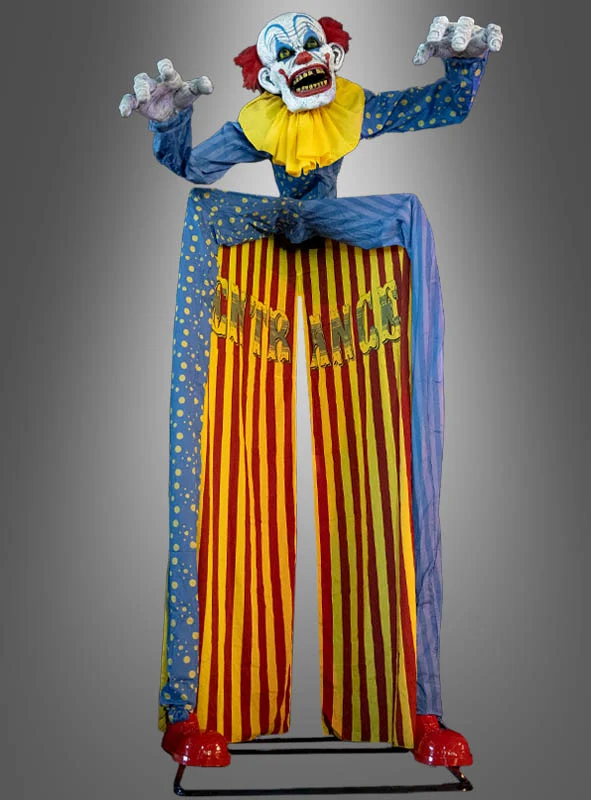 Horror Clown Eingang 290cm animierte Deko