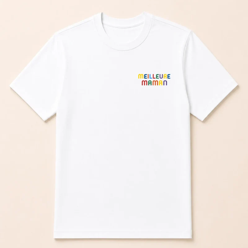 T-shirt personnalisé maman - Meilleure maman