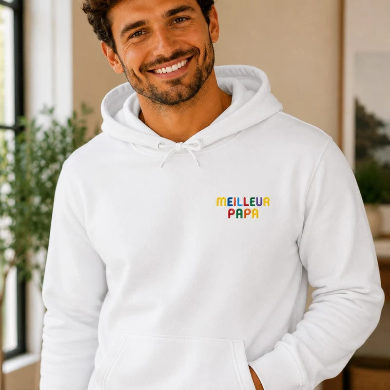 Pull personnalisé papa - Meilleur papa