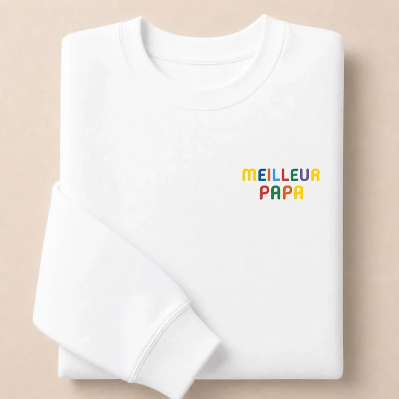 Pull personnalisé papa - Meilleur papa