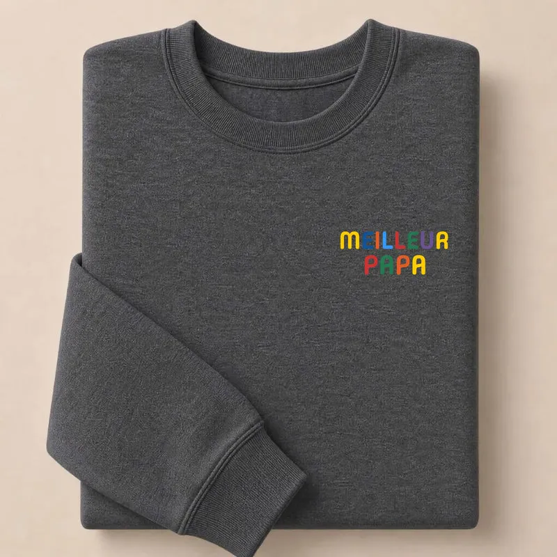 Pull personnalisé papa - Meilleur papa
