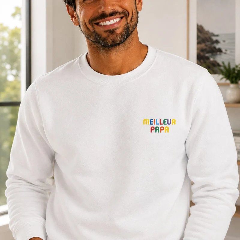 Pull personnalisé papa - Meilleur papa