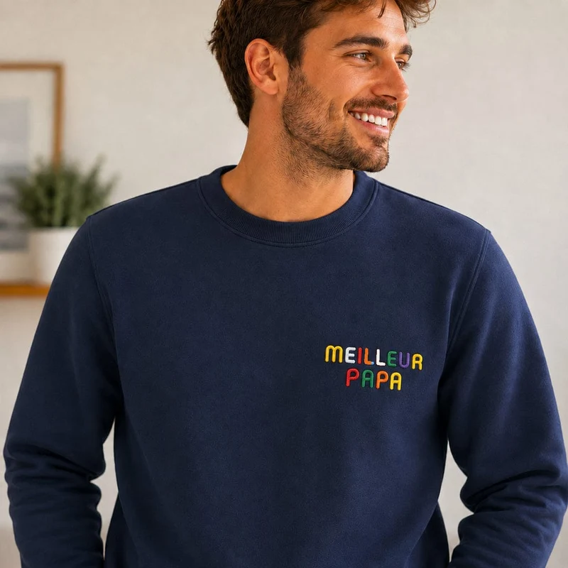 Pull personnalisé papa - Meilleur papa