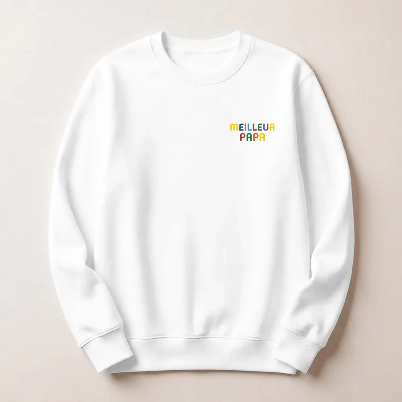 Pull personnalisé papa - Meilleur papa