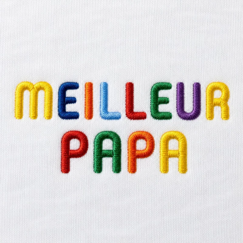 T-shirt personnalisé papa - Meilleur papa