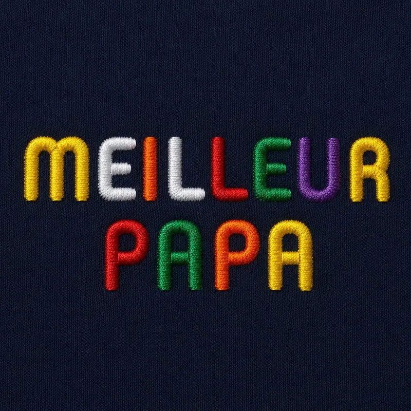 T-shirt personnalisé papa - Meilleur papa
