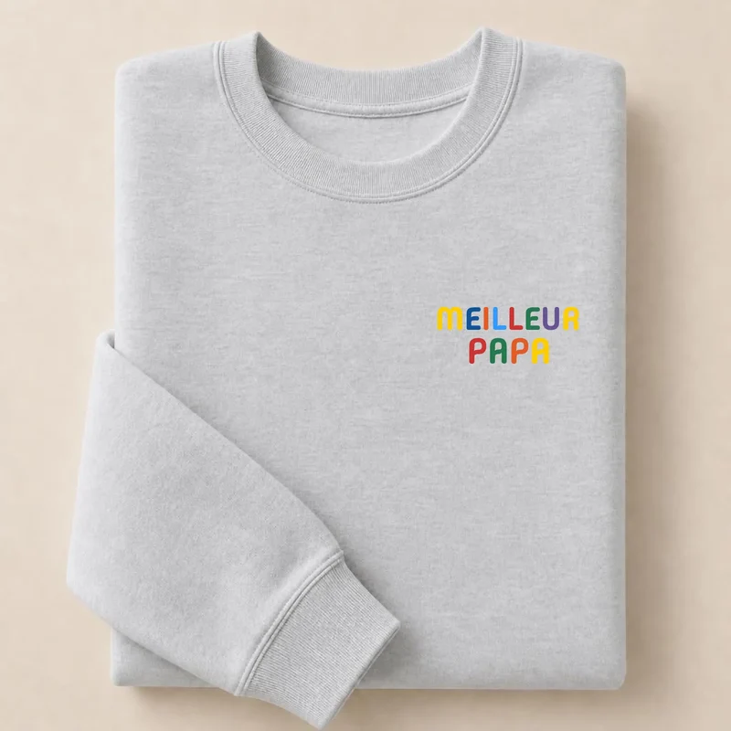 T-shirt personnalisé papa - Meilleur papa