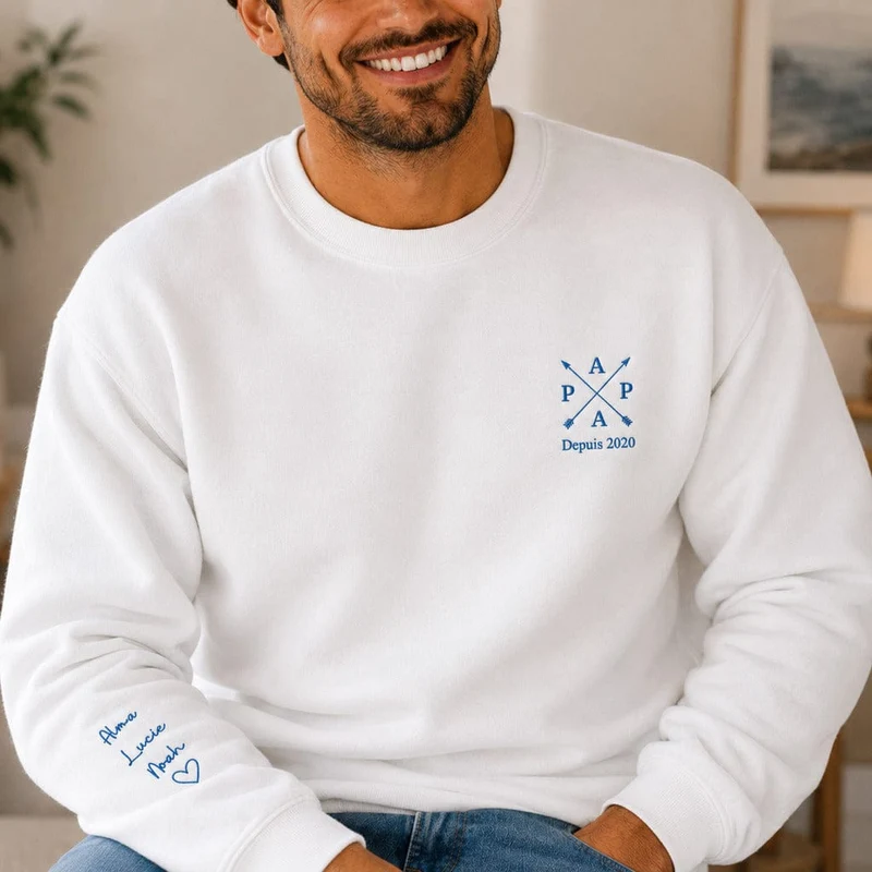 Pull personnalisé papa - Papa depuis