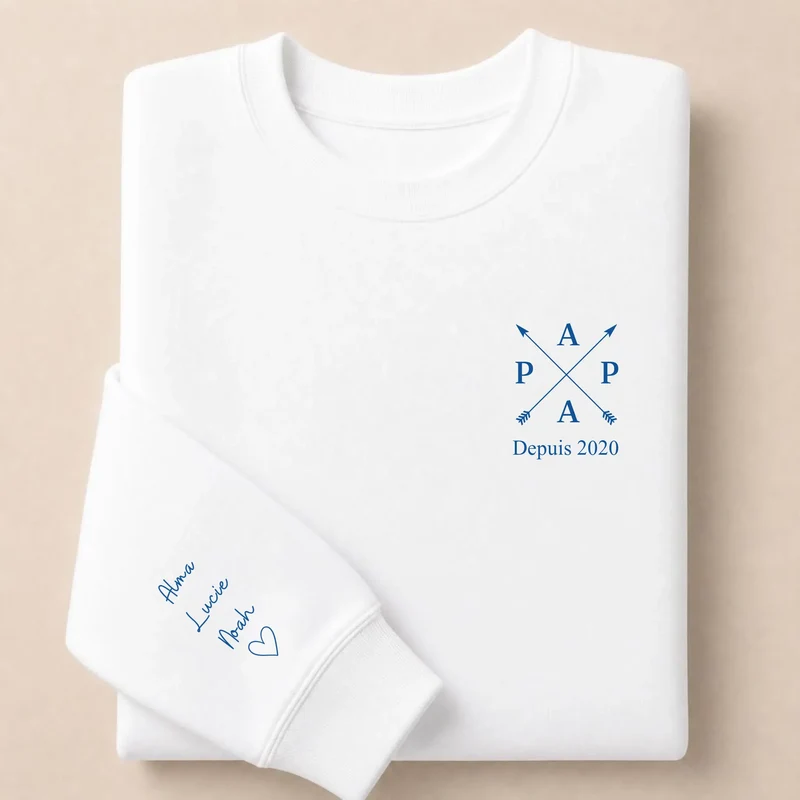 Pull personnalisé papa - Papa depuis