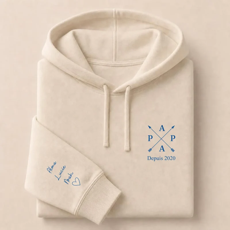 Pull personnalisé papa - Papa depuis