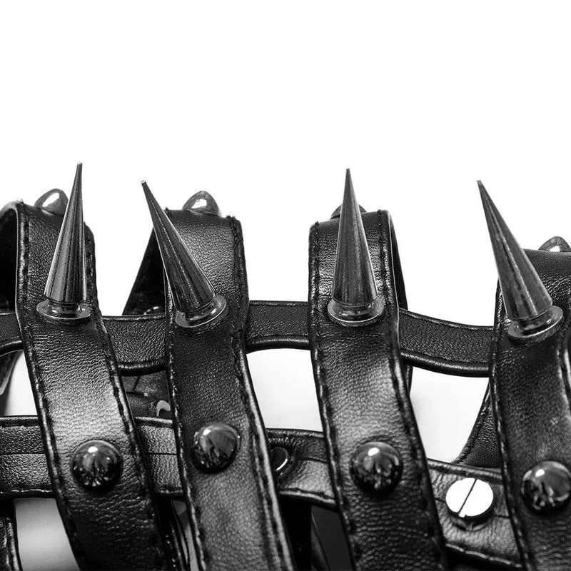 Punk Rivet Cone Maske für Herren