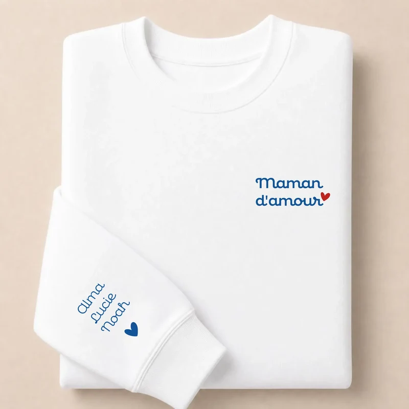 Pull personnalisé maman - Maman d'amour