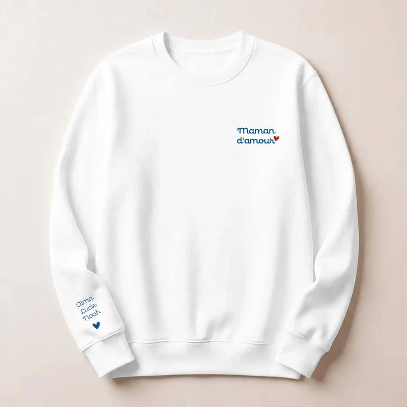 Pull personnalisé maman - Maman d'amour