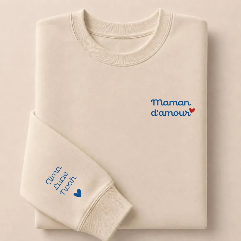 Pull personnalisé maman - Maman d'amour