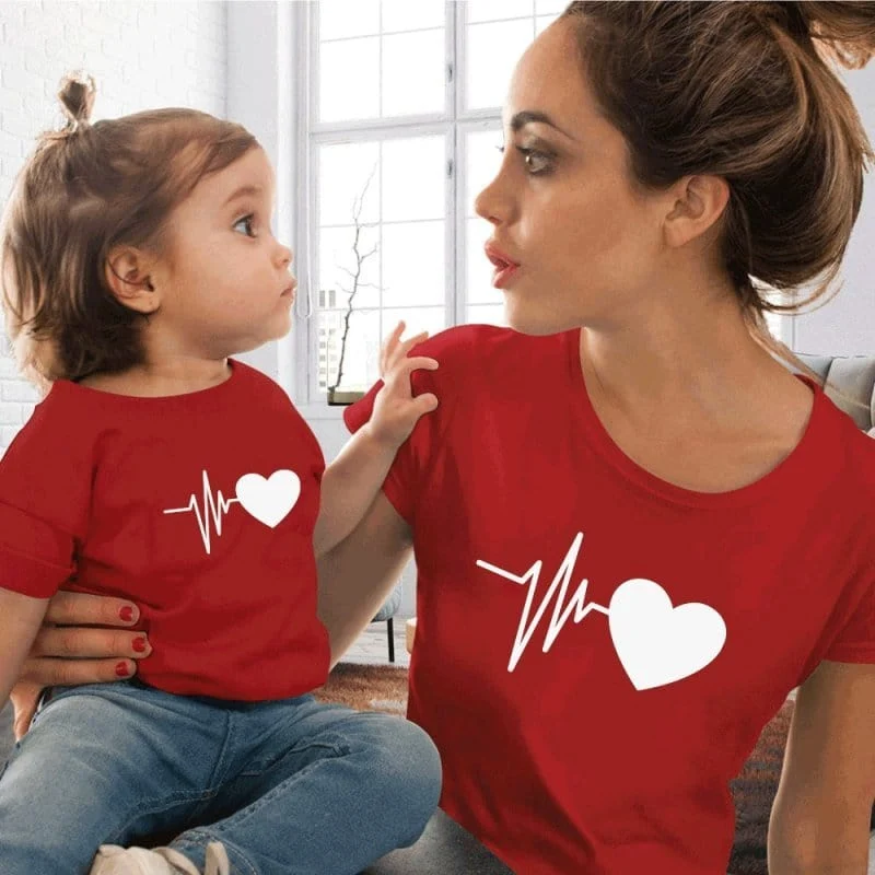 T-Shirt Mutter Tochter Identisch