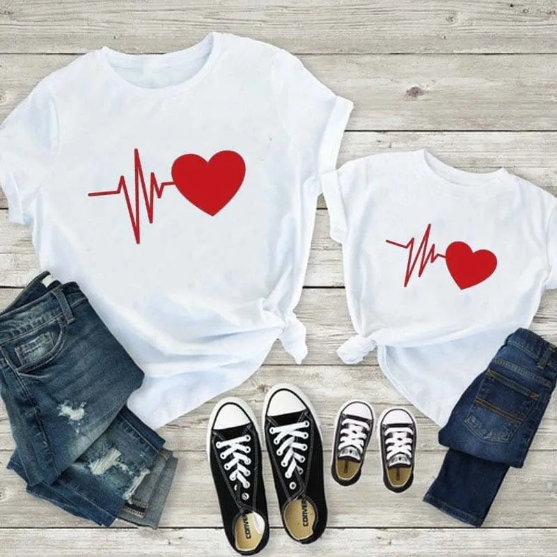 T-Shirt Mutter Tochter Identisch