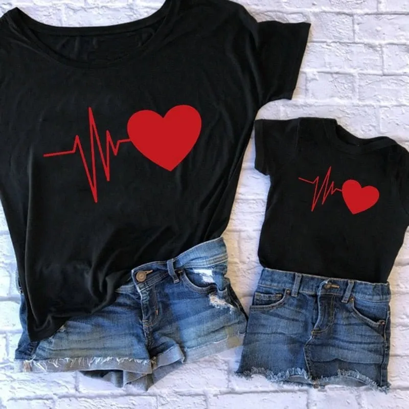 T-Shirt Mutter Tochter Identisch