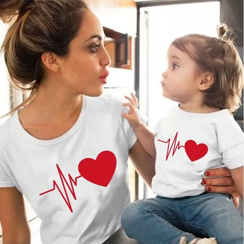 T-Shirt Mutter Tochter Identisch