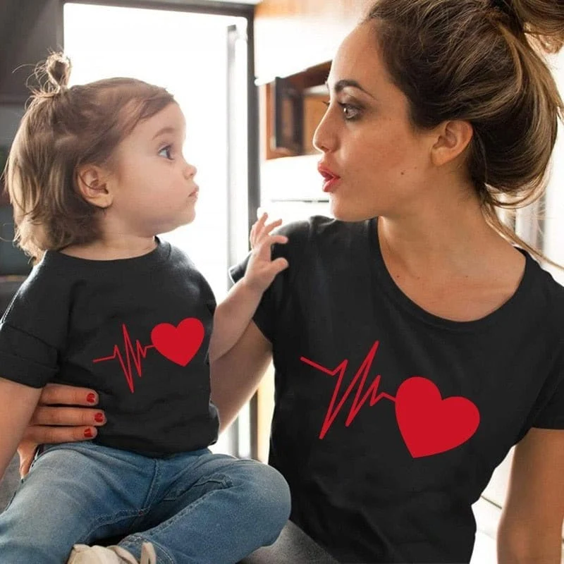 T-Shirt Mutter Tochter Identisch